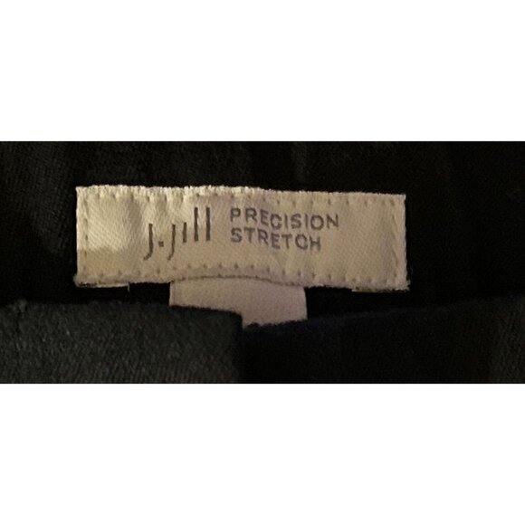 J. Jill Precision Stretch Blue Pants Size 8 Site Pockets Adjustable Waist - Picture 7 of 12